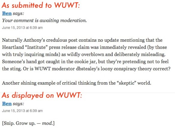 Anthony Watts NEVER avoids criticism.